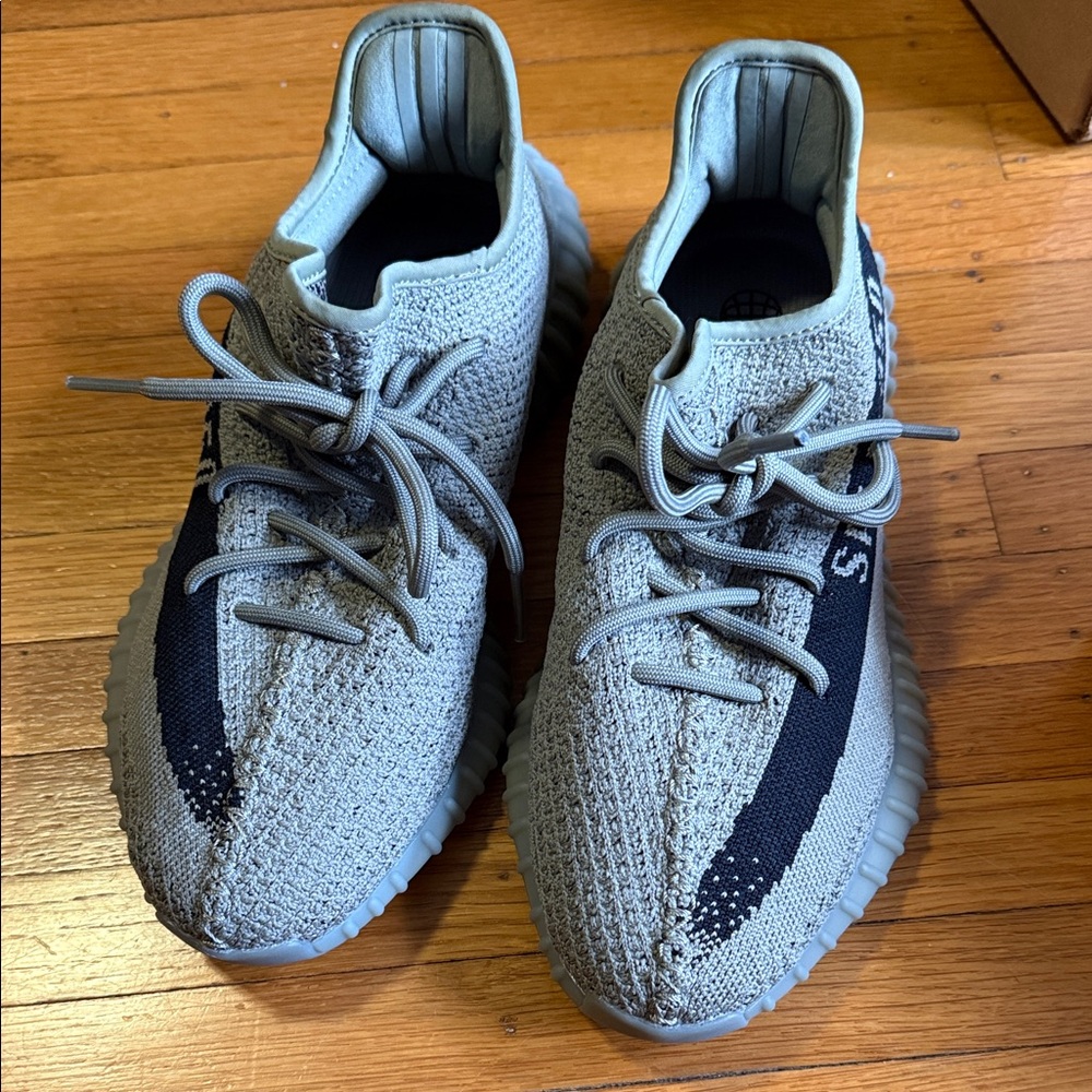 adidas Gray and Black Athletic Shoes